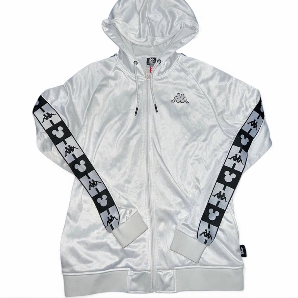 Kappa x Disney White Zip-Up Hoodie